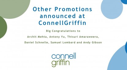 Recent ConnellGriffin Promotions